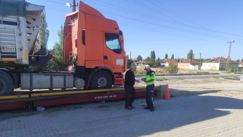 Yozgat Sarıkaya'da Tonaj İhlaline Para Cezası